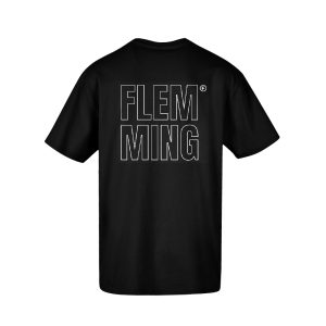 FLEMMING T-shirt Zwart Oversized